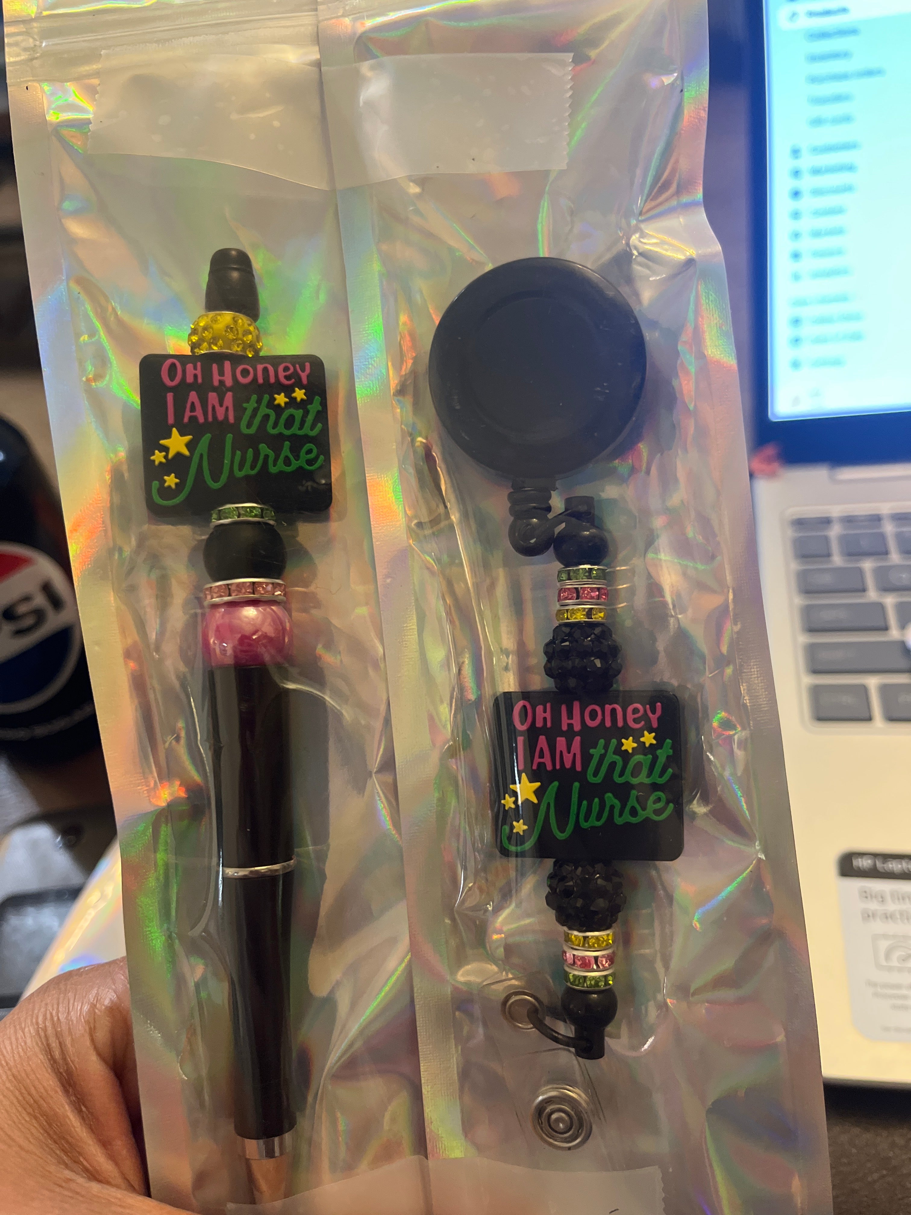 Badge Reel & Pen Set