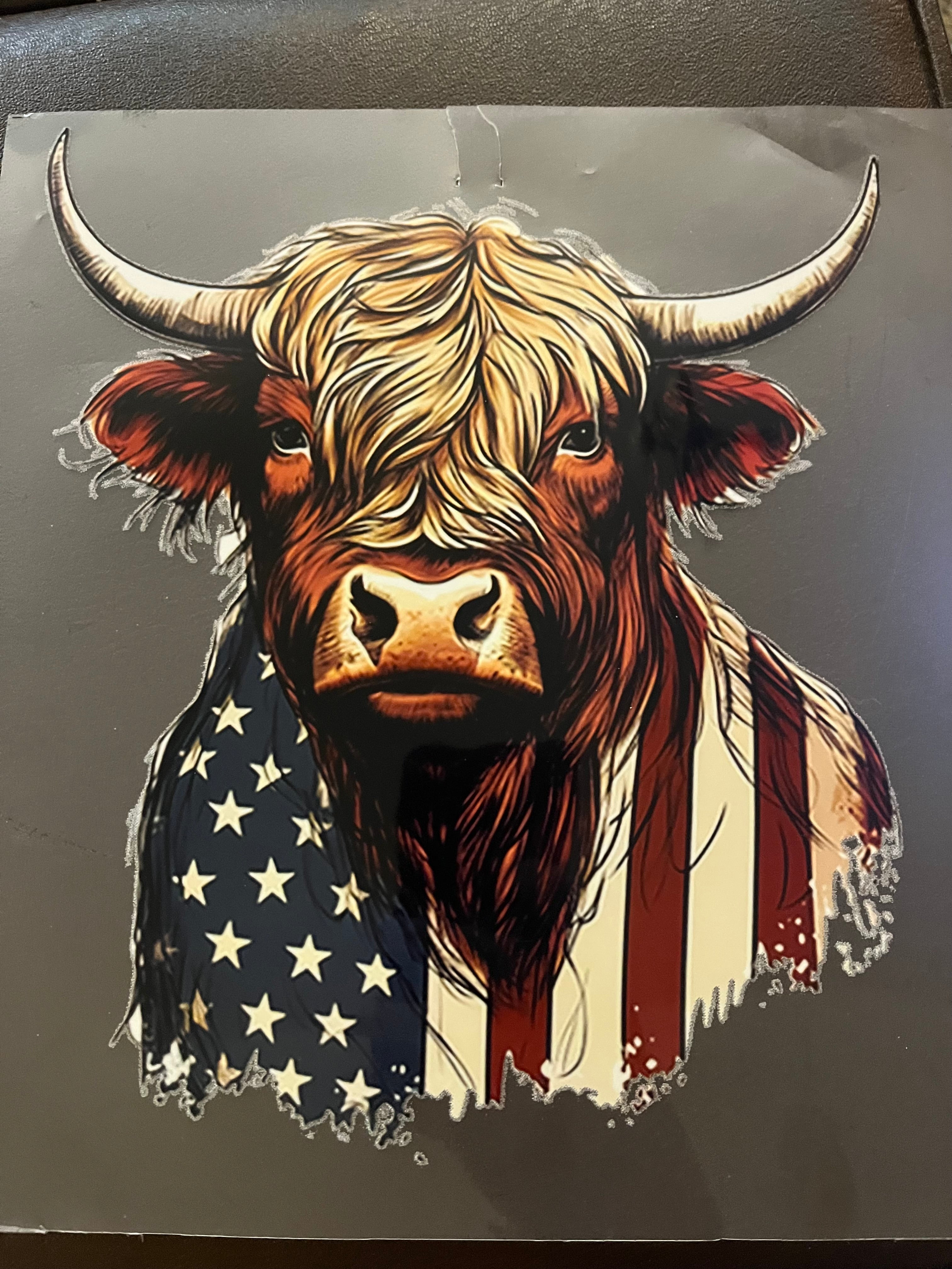 Cow Print Basic (no words) (iron on)