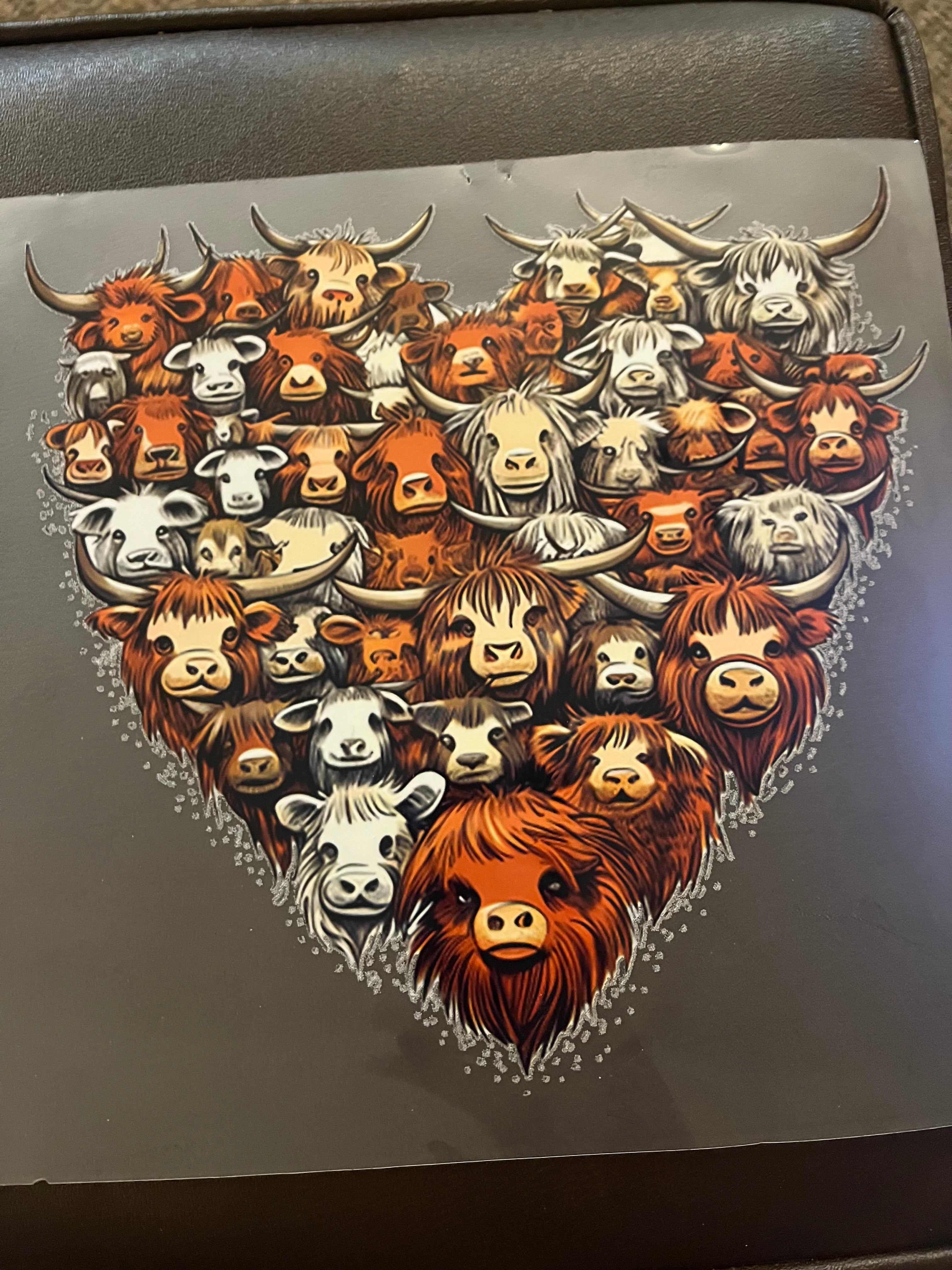 Cow Print Basic (no words) (iron on)