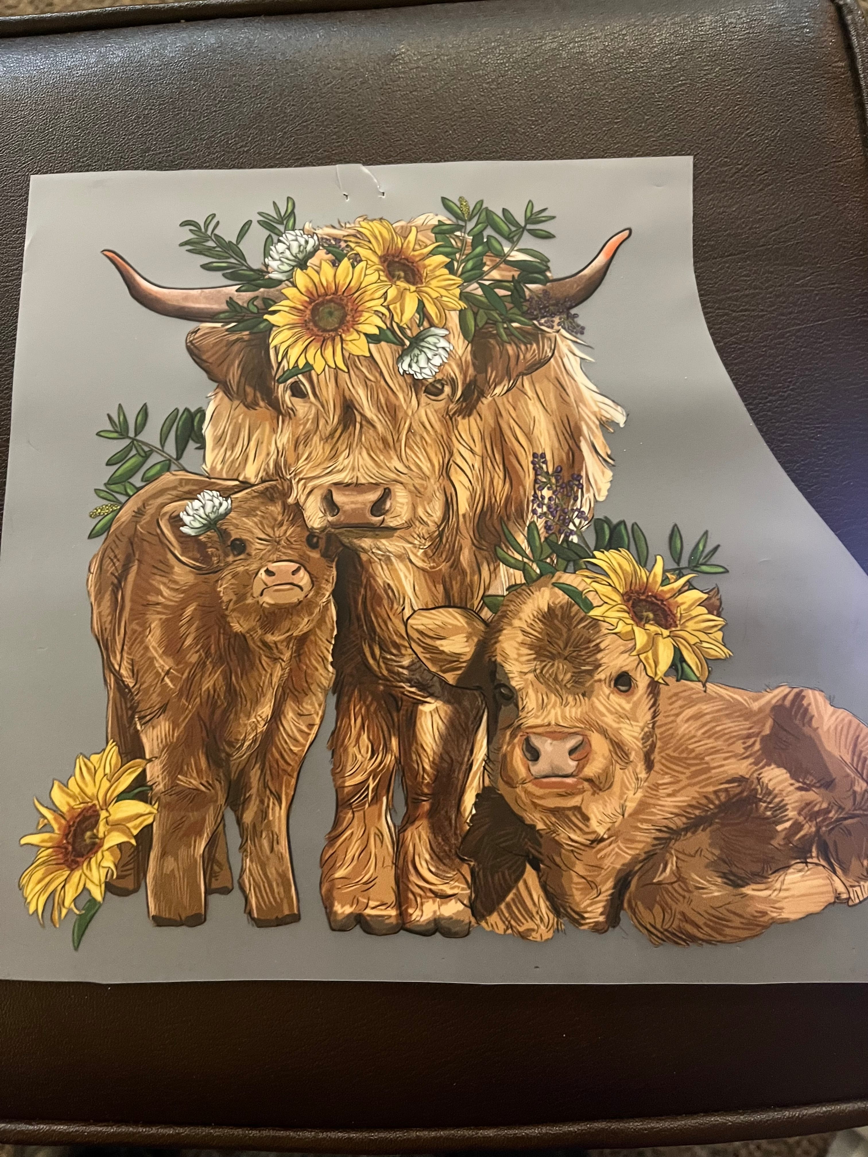 Cow Print Basic (no words) (iron on)