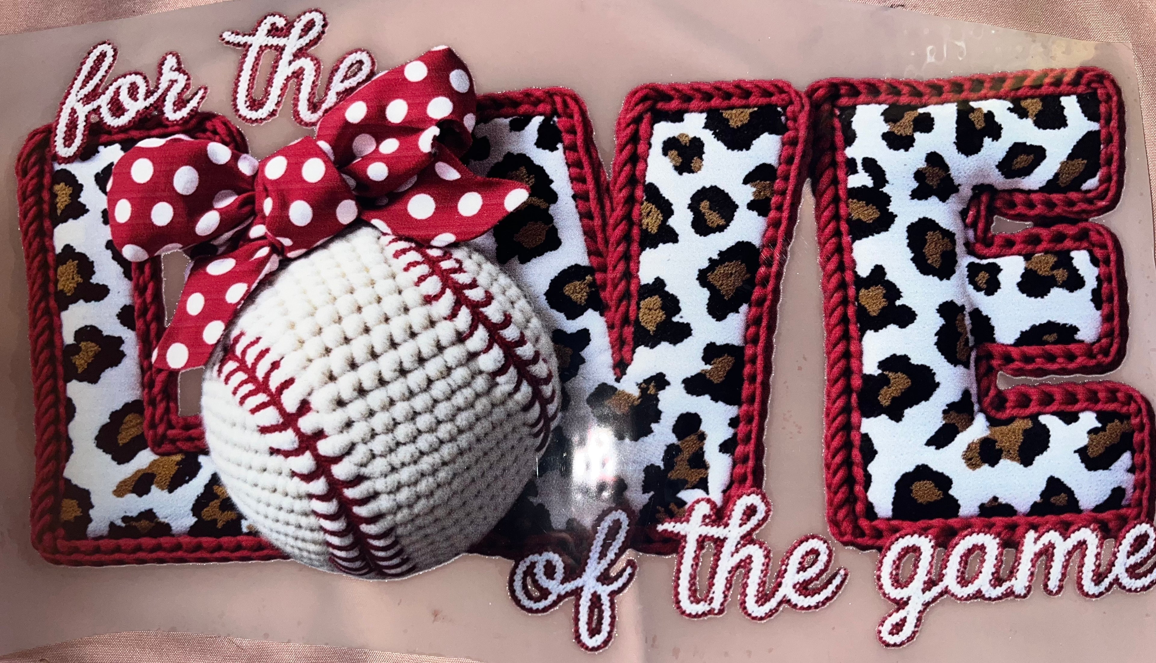 10 In DTF print Baseball