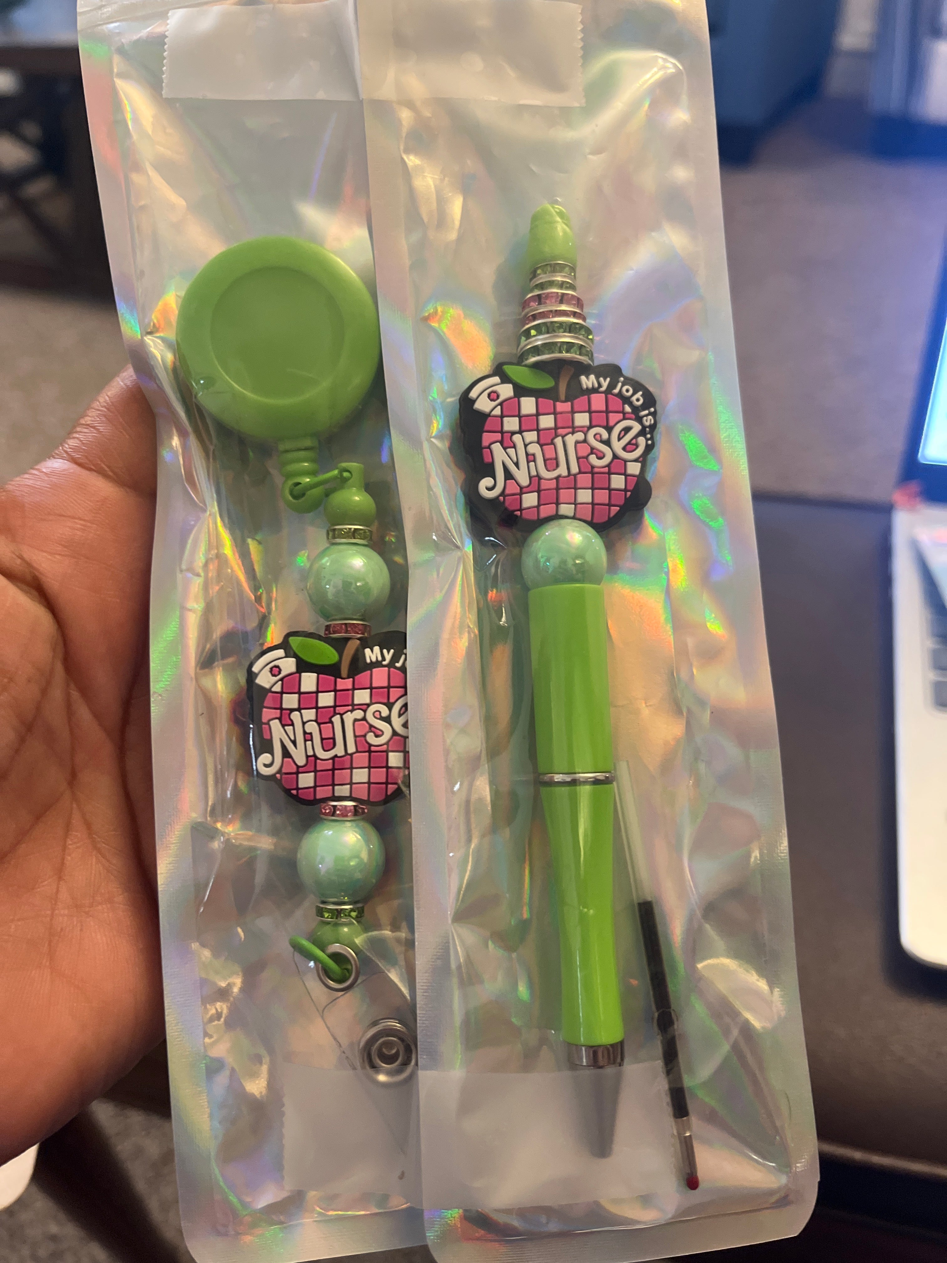 Badge Reel & Pen Set