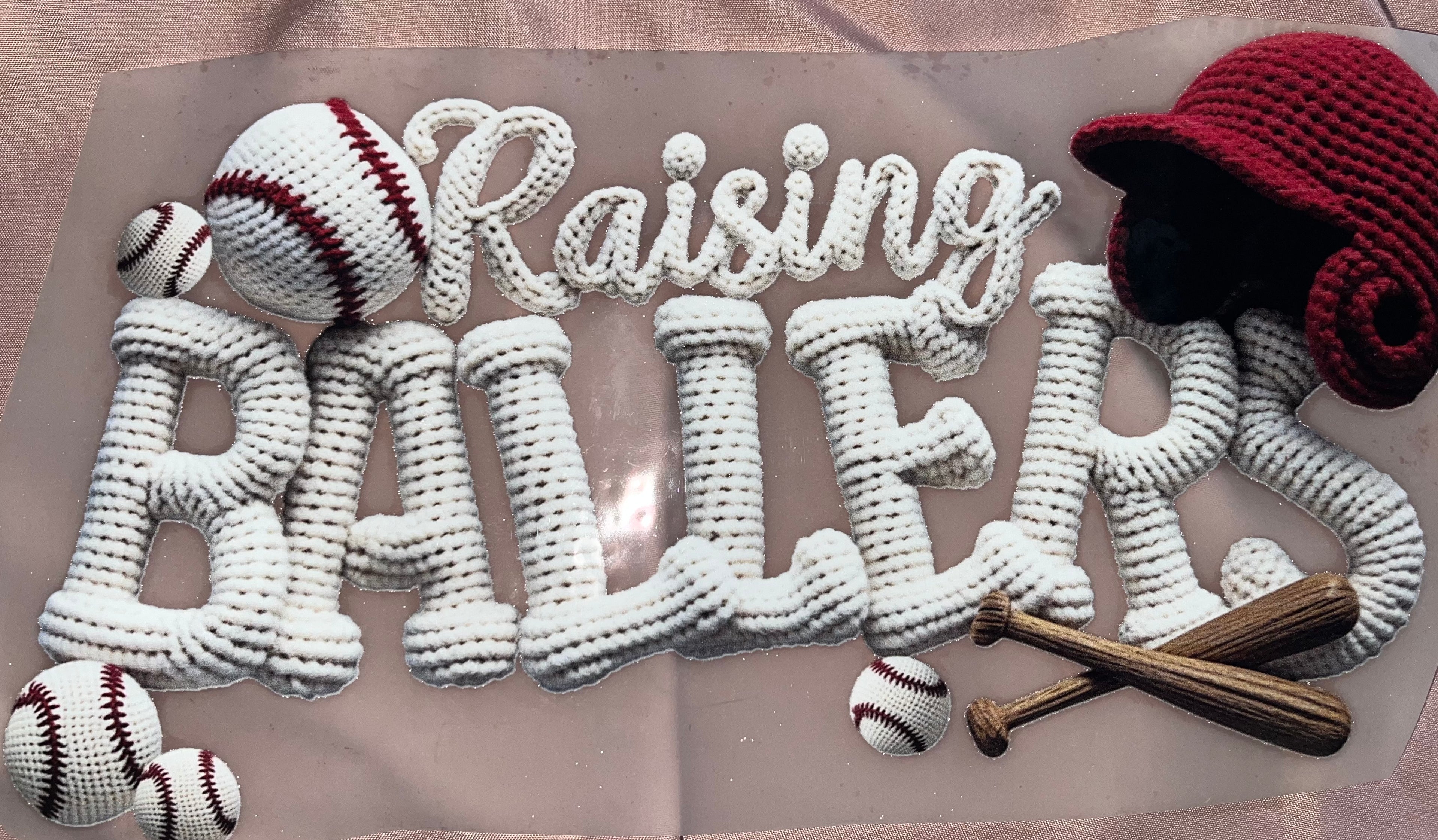 10 In DTF print Baseball