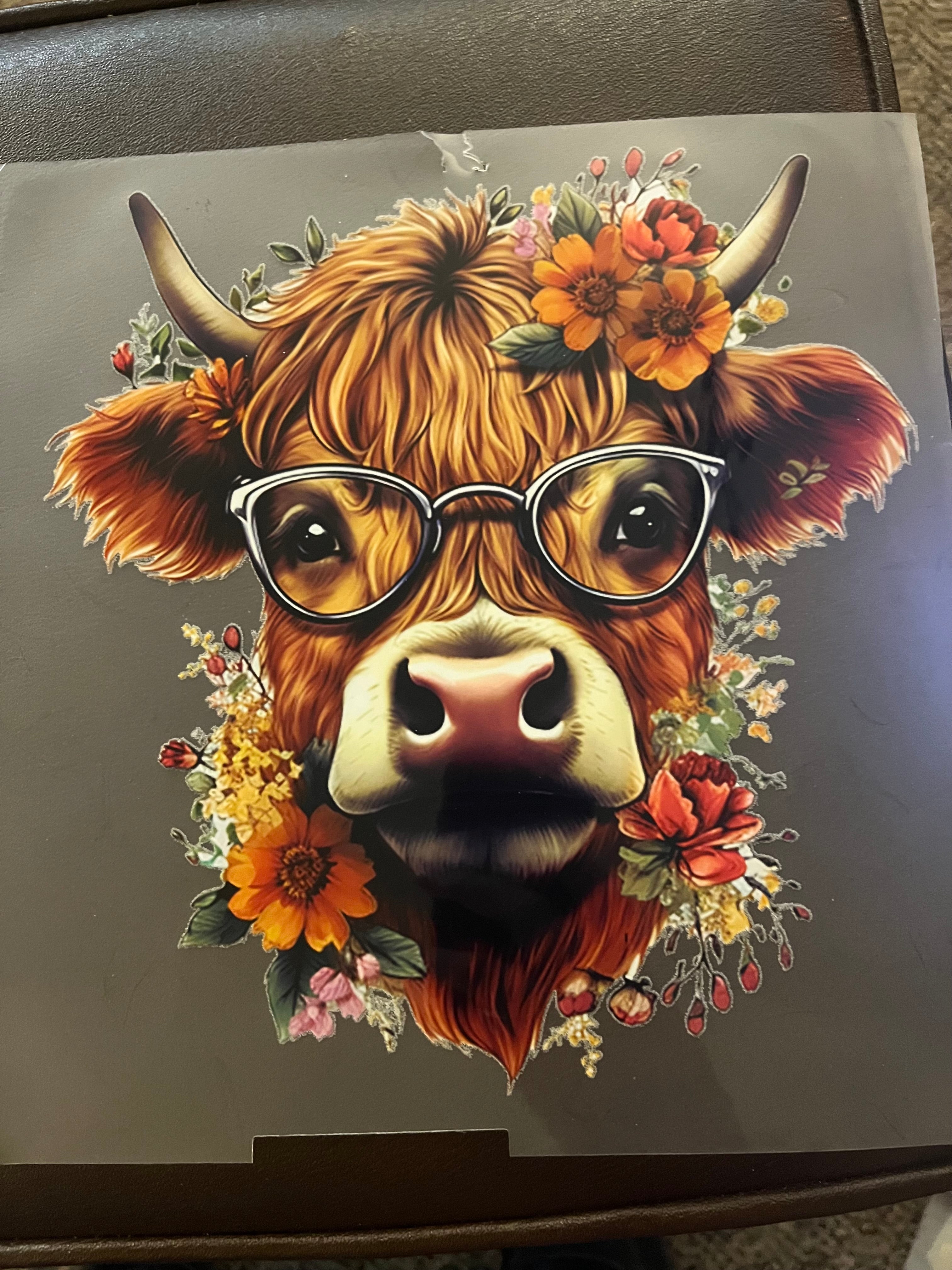 Cow Print Basic (no words) (iron on)