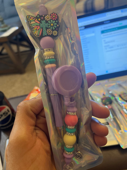 Badge Reel & Pen Set