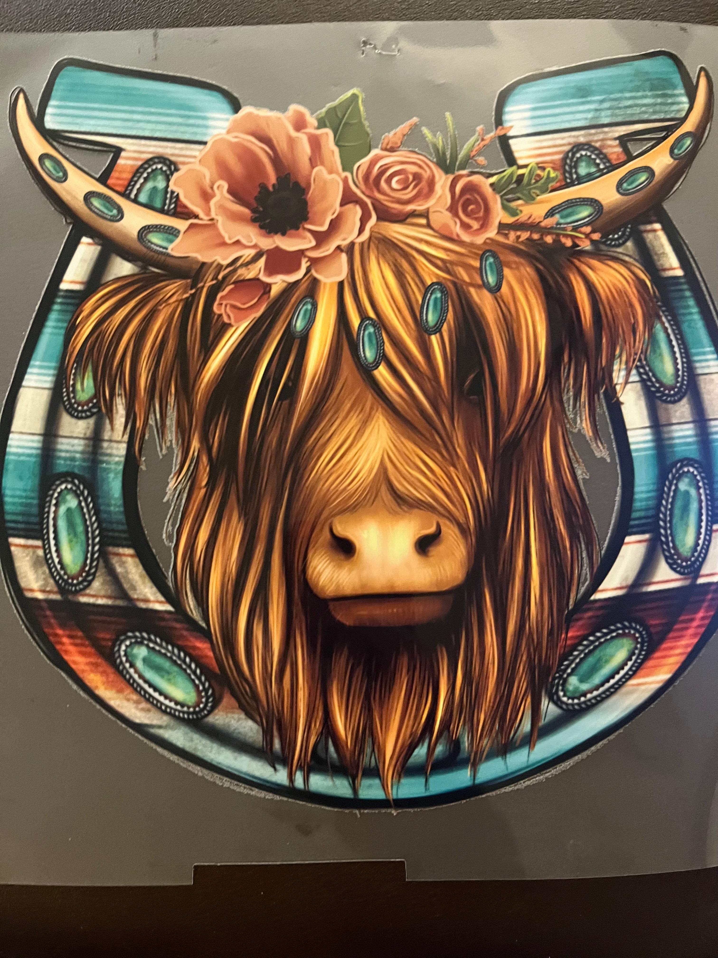 Cow Print Basic (no words) (iron on)