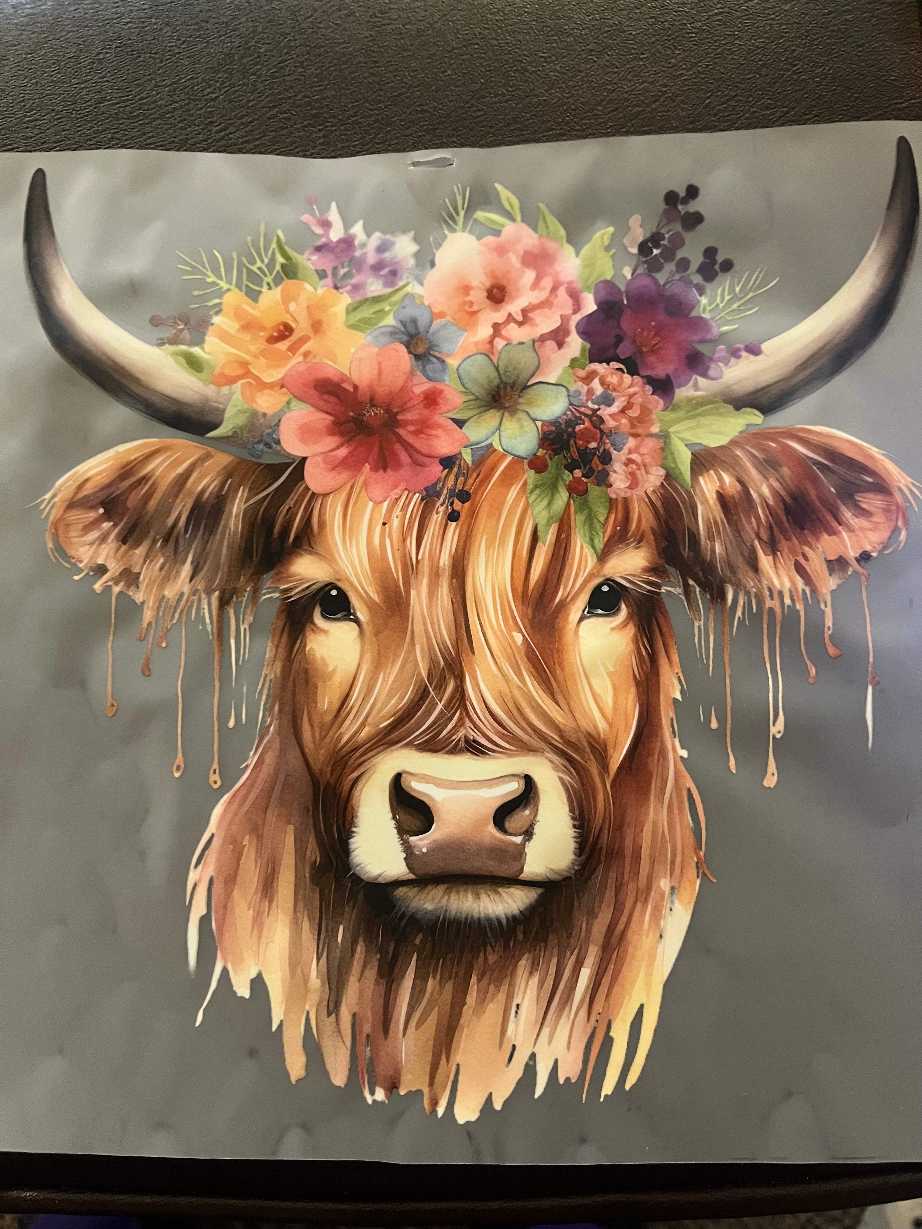Cow Print Basic (no words) (iron on)